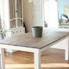 Dining Tables With White Legs and Wooden Top (Photo 3 of 25)