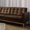 Florence Knoll Leather Sofas (Photo 9 of 20)