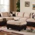  Best 15+ of 3pc Bonded Leather Upholstered Wooden Sectional Sofas Brown