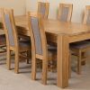 Solid Oak Dining Tables and 6 Chairs (Photo 5 of 25)