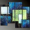 Blue Canvas Abstract Wall Art (Photo 9 of 20)