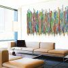 Abstract Wall Art Living Room (Photo 1 of 15)