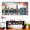 Canvas Wall Art of London (Photo 8 of 15)