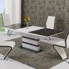 Black Gloss Dining Tables and 6 Chairs (Photo 20 of 25)