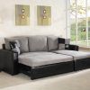 Black Leather Sectional Sleeper Sofas (Photo 20 of 21)