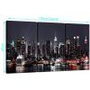 New York Skyline Canvas Black and White Wall Art (Photo 7 of 20)