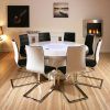 Large White Round Dining Tables (Photo 21 of 25)