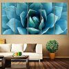 Oversized Teal Canvas Wall Art (Photo 4 of 25)