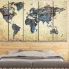 Abstract Map Wall Art (Photo 19 of 20)