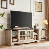 White Tv Stands Entertainment Center (Photo 14 of 15)