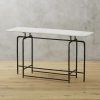 Elke Marble Console Tables With Polished Aluminum Base (Photo 10 of 25)