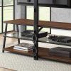 Mainstays Arris 3-in-1 Tv Stands in Canyon Walnut Finish (Photo 7 of 15)