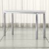 Parsons Grey Marble Top & Dark Steel Base 48X16 Console Tables (Photo 9 of 25)