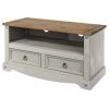 Tv Stands With Table Storage Cabinet in Rustic Gray Wash (Photo 10 of 15)