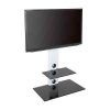 White Cantilever Tv Stand (Photo 17 of 25)