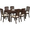 Chandler 7 Piece Extension Dining Sets With Fabric Side Chairs (Photo 10 of 25)