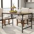 2024 Latest Iron and Wood Dining Tables