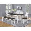 Laurent 7 Piece Rectangle Dining Sets With Wood and Host Chairs (Photo 6 of 25)