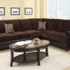 Leather and Suede Sectional Sofa (Photo 14 of 20)