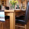 Oak Dining Tables and Leather Chairs (Photo 4 of 25)