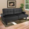 Black Leather Convertible Sofas (Photo 5 of 20)