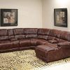 Chocolate Brown Sectional With Chaise (Photo 6 of 15)