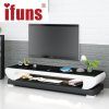 White and Black Tv Stands (Photo 10 of 20)