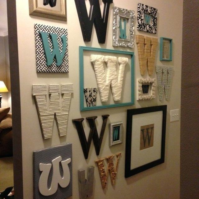 25 Collection of Letter Wall Art