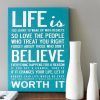 Inspirational Quotes Canvas Wall Art (Photo 1 of 20)