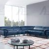 Molnar Upholstered Sectional Sofas Blue/Gray (Photo 10 of 15)