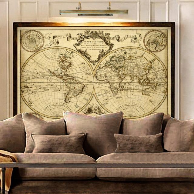 20 The Best Framed World Map Wall Art
