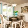 Wyatt 6 Piece Dining Sets With Celler Teal Chairs (Photo 21 of 25)