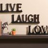 Live Love Laugh Metal Wall Decor (Photo 6 of 20)
