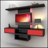 Glass Fronted Tv Cabinet (Photo 9 of 20)