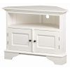 Corner Tv Unit - Single Drawer - French White regarding Well known White Corner Tv Cabinets (Photo 6032 of 7825)