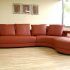 20 Inspirations Leather Curved Sectional