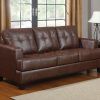 Contemporary Brown Leather Sofas (Photo 17 of 20)