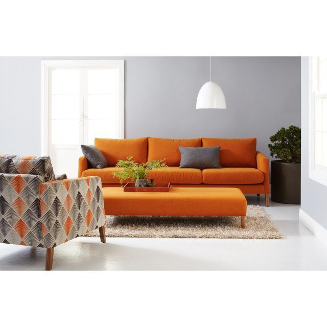 The 20 Best Collection of Orange Sofa Chairs