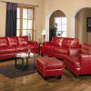 Dark Red Leather Couches (Photo 14 of 20)