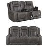 2Pc Maddox Right Arm Facing Sectional Sofas With Cuddler Brown (Photo 14 of 15)
