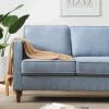 Modern Blue Linen Sofas (Photo 1 of 15)