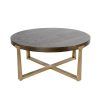 Round Coffee Tables With Steel Frames (Photo 7 of 15)