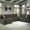 Norfolk Chocolate 3 Piece Sectionals With Raf Chaise (Photo 21 of 25)