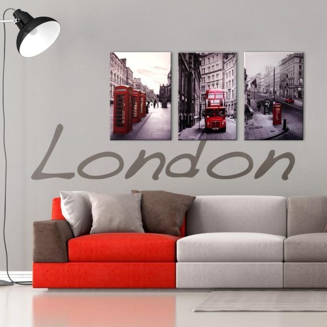 2024 Best of Black and White Wall Art with Red
