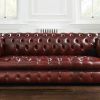 Red Leather Chesterfield Chairs (Photo 8 of 20)
