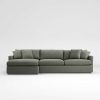 Setoril Modern Sectional Sofa Swith Chaise Woven Linen (Photo 6 of 15)