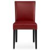 Red Leather Dining Chairs (Photo 7 of 25)