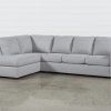 Lucy Dark Grey 2 Piece Sectionals With Raf Chaise (Photo 2 of 25)