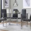 Glass and Chrome Dining Tables and Chairs (Photo 17 of 25)