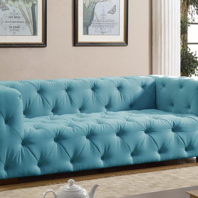 22 The Best Blue Tufted Sofas